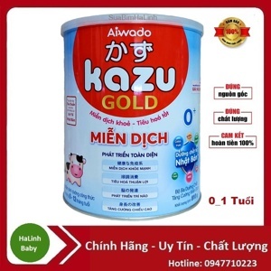 Sữa bột Kazu Miễn Dịch Gold 0+ 350g (0 – 12 tháng)