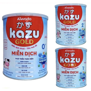 Sữa bột Kazu Miễn Dịch Gold 1+ 810g (từ 12 – 24 tháng)