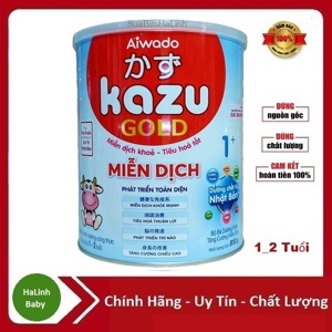 Sữa bột Kazu Miễn Dịch Gold 1+ 350g (từ 12 - 24 tháng)