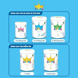 Sữa bột Koko Crown 2 - 800g (từ 06 - 12 tháng tuổi)