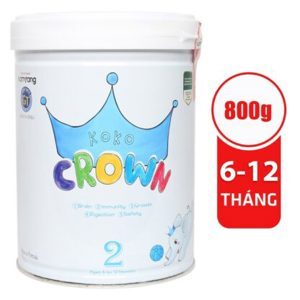 Sữa bột Koko Crown 2 - 800g (từ 06 - 12 tháng tuổi)