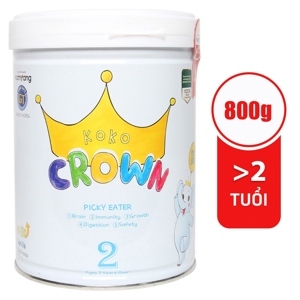 Sữa bột Koko Crow Picky Eater 2 - 800g (dành cho trẻ biếng ăn từ 24 tháng tuổi trở lên)