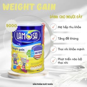 Sữa bột Lamosa Weight Gain 900g