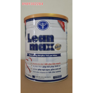 Sữa bột Leanmax Adult - 900g, dinh dưỡng cho người phục hồi sức khỏe