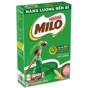 Sữa bột Milo thức uống lúa mạch hộp giấy 285g