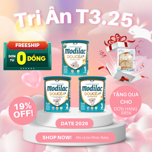 Sữa bột Modilac Doucea 2 - hộp 900g (dành cho trẻ từ 6 - 12 tháng)