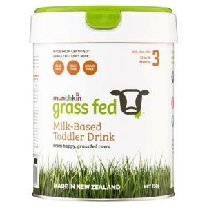 Sữa bột Munchkin Grass fed Úc số 3 - 730g, dành cho trẻ từ 1-3 tuổi