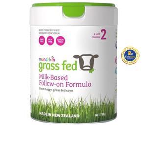 Sữa bột Munchkin Grass fed Úc số 2 - 730g, dành cho trẻ từ 6-12 tháng