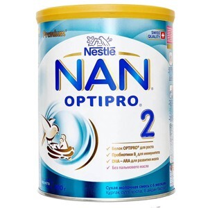 Sữa bột Nan 2 Nga - hộp 800g (dành cho trẻ từ 6 - 12 tháng)