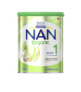 Sữa bột Nan Organic số 1 (Úc) - 800g, dành cho trẻ từ 0-6 tháng