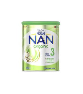 Sữa bột Nan Organic số 1 (Úc) - 800g, dành cho trẻ từ 0-6 tháng