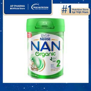 Sữa bột Nan Organic số 2 (Úc) - 800g, dành cho trẻ từ 6-12 tháng