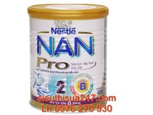 Sữa bột Nan Pro 2 - hộp 400g (dành cho trẻ từ 6 - 12 tháng)