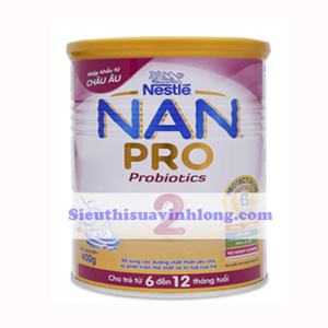 Sữa bột Nan Pro 2 - hộp 400g (dành cho trẻ từ 6 - 12 tháng)