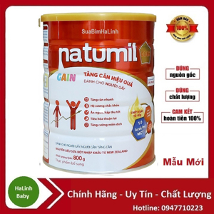 Sữa bột Natumil dành cho người gầy - 900g