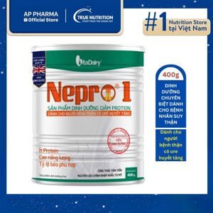 Sữa bột Nepro 1 - hộp 400g (dành cho người bị bệnh thận)