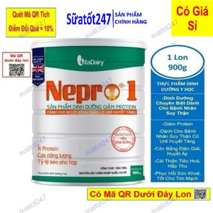 Sữa bột Nepro 1 - hộp 900g (dành cho người bị bệnh thận)