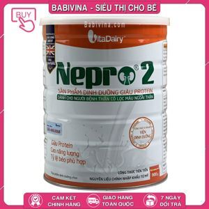 Sữa bột Nepro 2 - hộp 900g (dành cho người bệnh thận)