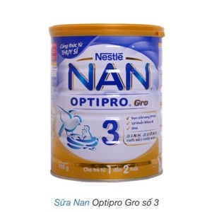 Sữa bột Nestle Nan Gro 3 - hộp 900g (dành cho trẻ từ 1-3 tuổi)