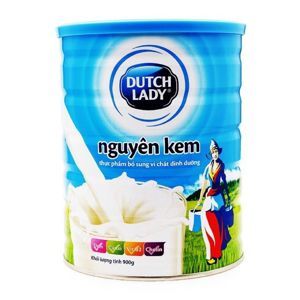 Sữa bột Dutch Lady Cô gái Hà Lan nguyên kem uống liền - hộp 900g