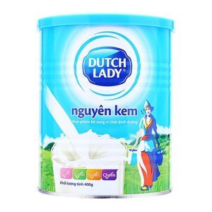 Sữa bột Dutch Lady Cô gái Hà Lan nguyên kem uống liền - hộp 400g