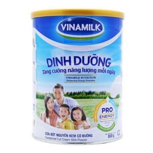 Sữa bột nguyên kem Vinamilk có đường lon 900g