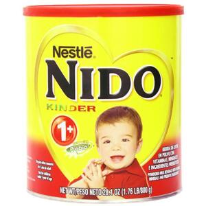 Sữa bột Nestle Nido Kinder 1+ - hộp 800 g (chống táo bón)