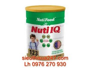 Sữa bột Nutifood Nuti IQ 123 - hộp 400g (dành cho trẻ từ 1 - 3 tuổi)