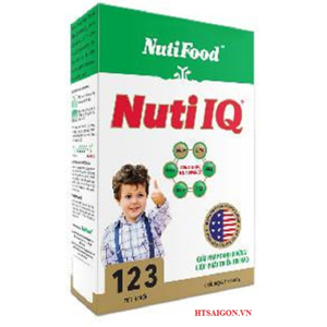 Sữa bột Nutifood Nuti IQ 123 - hộp 400g (dành cho trẻ từ 1 - 3 tuổi)