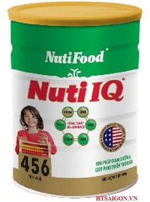 Sữa bột Nutifood Nuti IQ 456 - hộp 900g (dành cho trẻ từ 4 - 6 tuổi)