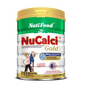 Sữa bột Nutifood Nuti NuCalci Gold - hộp 800g (dành cho người trên 51 tuổi)