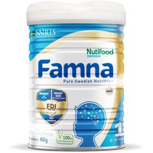 Sữa bột Nutifood Famna số 1 - Lon thiếc 400g (0-6 tháng)