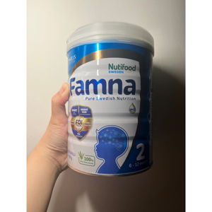 Sữa bột Nutifood Famna số 2 - Lon thiếc 850g (6-12 tháng)