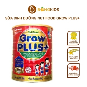 Sữa bột Nutifood Grow Plus + tăng cân - hộp 1.5kg (dành cho trẻ em từ 1 tuổi trở lên bị thiếu cân)