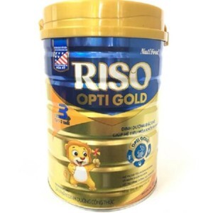 Sữa bột Nutifood Riso Opti Gold 3 - Hộp 900g (Cho bé từ 1-2 tuổi)