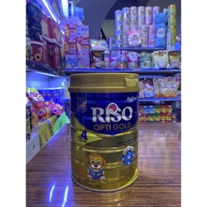 Sữa bột Nutifood Riso Opti Gold 4 - Hộp 900g (Cho bé trên 2 tuổi)