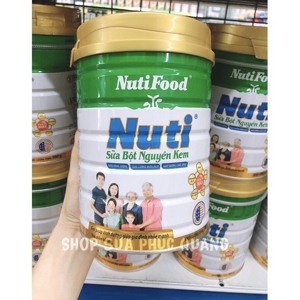 Sữa bột Nutifood Nuti nguyên kem - hộp 900g (mọi lứa tuổi)