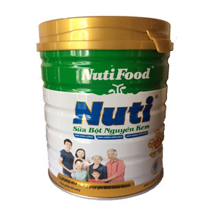 Sữa bột Nutifood Nuti nguyên kem - hộp 900g (mọi lứa tuổi)