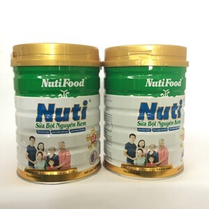 Sữa bột Nutifood Nuti nguyên kem - hộp 900g (mọi lứa tuổi)