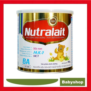 Sữa bột Nutralait BA - 700g (dành cho bé từ 1-10 tuổi)