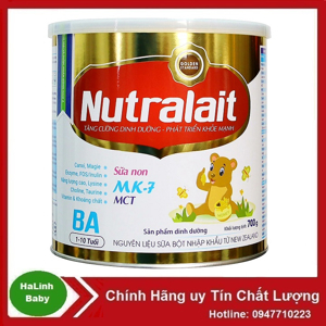 Sữa bột Nutralait BA - 700g (dành cho bé từ 1-10 tuổi)