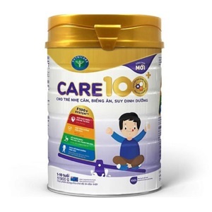 Sữa bột Nutricare Care 100+ mới cho trẻ nhẹ cân biếng ăn - 900g