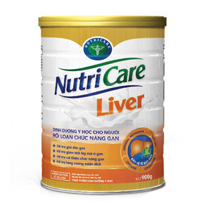 Sữa bột Nutricare Liver - 900g, cho người rối loạn chức năng gan