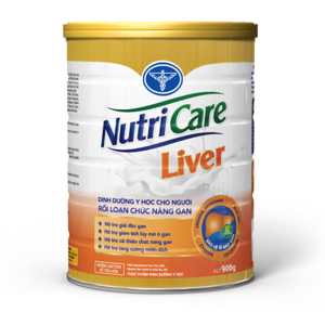 Sữa bột Nutricare Liver - 900g, cho người rối loạn chức năng gan