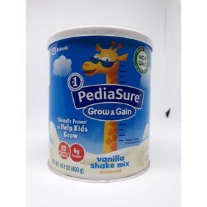 Sữa bột Pediasure Grow & Gain Shake Mix - hộp 397g (dành cho trẻ từ 1-13 tuổi)