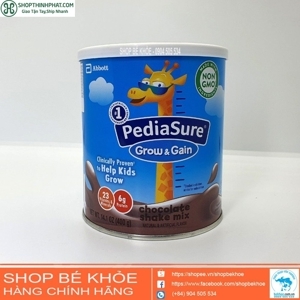Sữa bột Pediasure Grow & Gain Shake Mix - hộp 397g (dành cho trẻ từ 1-13 tuổi)