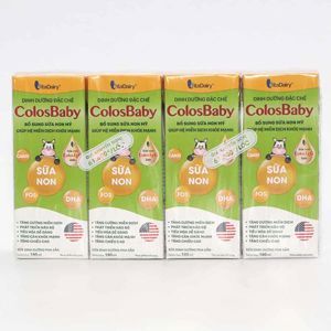 Sữa bột pha sẵn ColosBaby - Vỉ 4 hộp 180ml