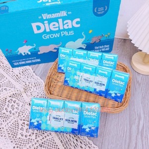 Sữa bột pha sẵn Dielac Grow Plus 110ml - Lốc 4 hộp