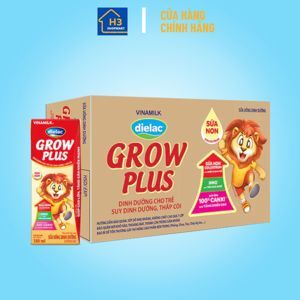 Sữa bột pha sẵn Dielac Grow Plus 180ml - Lốc 4 hộp