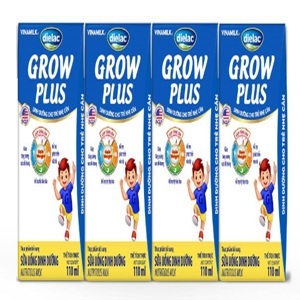 Sữa bột pha sẵn Dielac Grow Plus 110ml - Lốc 4 hộp